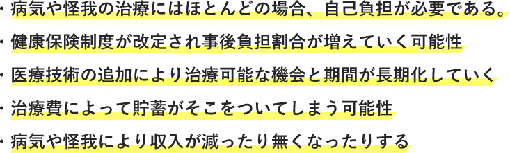 国の保障制度が続かない可能性等々