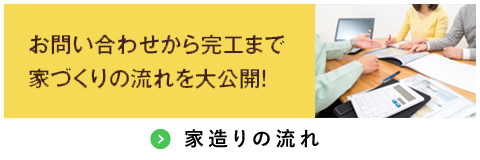 お問い合わせから完工まで家づくりの流れを大公開！
