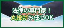 法律の専門家！丸投げお任せOK