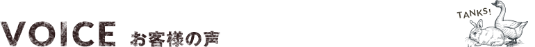 VOICEお客様の声